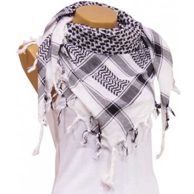 Šátek Arafat Palestina bíločerný
