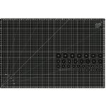 STRIMA Řezací podložka na látky, patchwork TEXI BLACK L, samosvorná, černá, 90x60cm, vel. L, tloušťka 3mm – Zboží Dáma