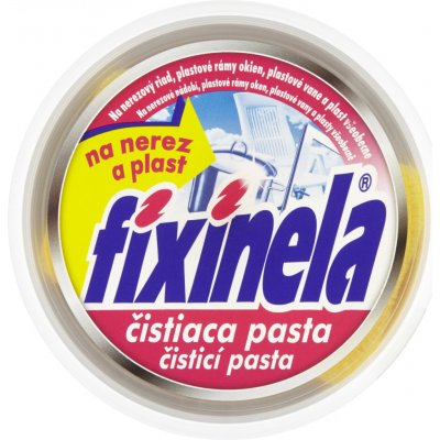 Fixinela čistící pasta na nerezové nádobí a plasty 200 g – Hledejceny.cz