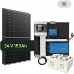 Ecoprodukt ostrovný systém Victron 24V 1200VA 870Wp 150Ah Hoppecke batéria 729035
