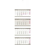 Nástěnný Čtyřměsíční skládaný šedý 2026 – Hledejceny.cz