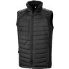 Pánská vesta Result Unisex hybridní vesta se softshellem R238X black