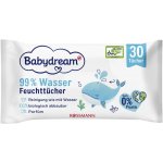 Babydream Vlhčené ubrousky s 99 % vody 30 ks – Zboží Mobilmania