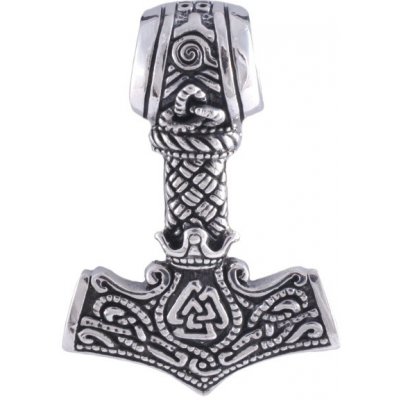 Vorlové Šperky Stříbrný přívěsek Thorovo kladivo PR725 – Zboží Mobilmania