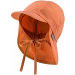 Dětský UV klobouk s plachetkou plátno cihlová STERNTALER – Sleviste.cz