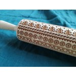 ArtWoodenCorner Dřevěný váleček 42 cm s reliéfem Tichý les – Hledejceny.cz