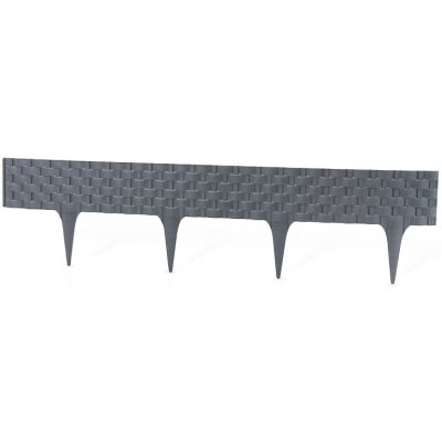 Zahradní palisáda – Rattan Palisade, antracit 3,2 m (balení 4 ks o délce 0,8 m)