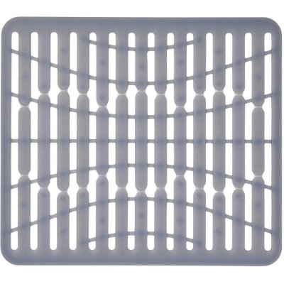 Podložka do dřezu GOOD GRIPS 32 x 28 cm, šedá, silikon, OXO – Sleviste.cz