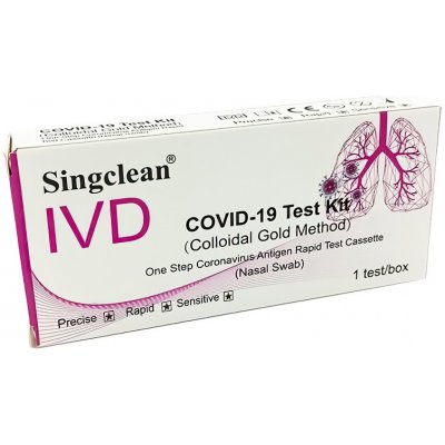 Hangzhou Singclean COVID-19 Antigen Test Kit Colloidal Gold 20 ks