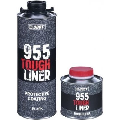 BODY 955 T-Liner 600 ml + 200 ml tužidlo Černý – Zboží Mobilmania