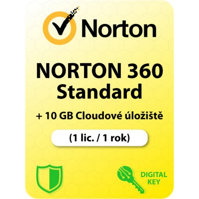 Norton 360 STANDARD 10GB 1 lic. 1 rok (21414993) – Zboží Živě