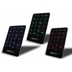 EXACTGAME AMEI Keyboard AM-KN101R Professional Letter Red Illuminated digital keypad AMEI AM-KN101R – Hledejceny.cz