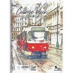 College Spirálový blok A4 linka 14054/2b bezdřevý Notes 50 listů – Zboží Živě