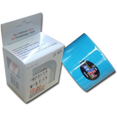 BB Tape Kineziologické tejpy H2O modrá 5cm x 5m – Zboží Mobilmania