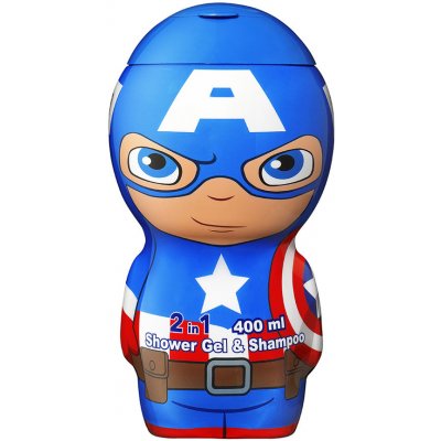 EP LINE Captain America 2D sprchový gel a šampón 400 ml – Hledejceny.cz