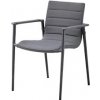 Zahradní židle a křeslo Cane-line Stohovatelné Core 60x63x83 cm, rám hliník Grey výplet venkovní látka AirTouch Grey 2 ks