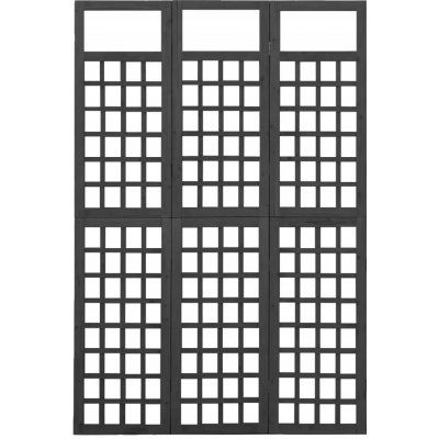 VidaXL 3dílný jedle černá – Zboží Dáma