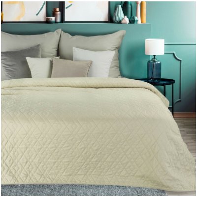 Mondo Italia Přehoz na postel Boni2 béžový new Béžová 200x220 cm – Zboží Dáma