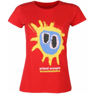 Tričko metal ROCK OFF Primal Scream Screamadelica RED červená – Hledejceny.cz