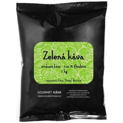 Gourmet Káva Zelená Káva nepražená 100 g – Zbozi.Blesk.cz