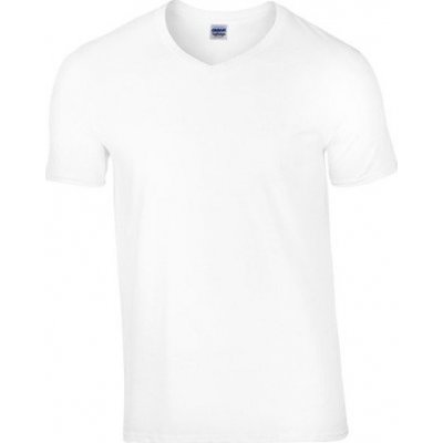 Lehké měkčené tričko pod košili do véčka Gildan SoftStyle Bílá G64V00