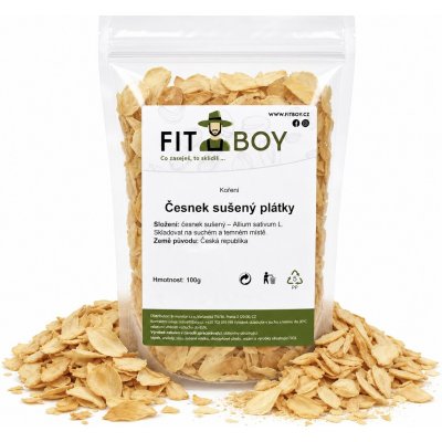 FITBOY Česnek sušený plátky 100 g – Hledejceny.cz