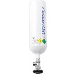 MEVA tlaková zdravotnická lahev medicinální ocelová pro kyslík 2L/200 bar