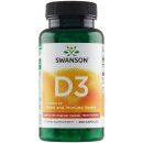 Swanson Vitamín D3 2000 IU 250 kapslí Higher Potency