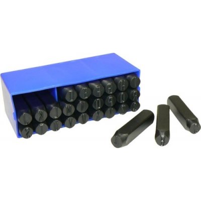 Triumf 100-01125 - Razidla do kovu velikost 8 mm - sada písmen (abeceda) – Zbozi.Blesk.cz