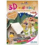 3D omalovánka A4 SET Perníková chaloupka – Zboží Dáma