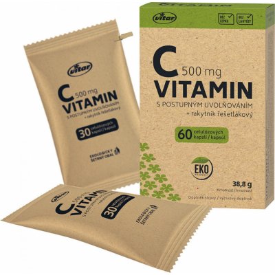 Vitar EKO Vitamin C 500 mg 60 kapslí – Hledejceny.cz