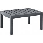 OMAXI 859989 Zahradní stolek antracitový 78 x 55 x 38 cm plast – Hledejceny.cz