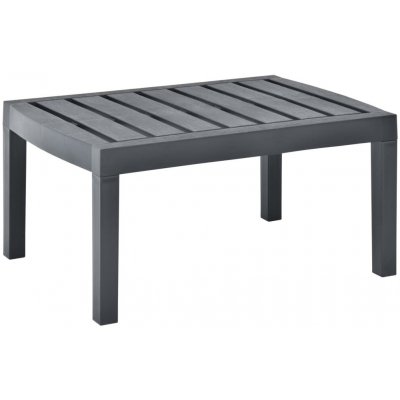 OMAXI 859989 Zahradní stolek antracitový 78 x 55 x 38 cm plast – Hledejceny.cz