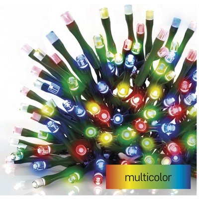 EMOS LED vánoční řetěz 18 m venkovní i vnitřní multicolor časovač – Hledejceny.cz