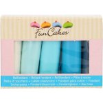 FunCakes Potahovací hmota sada modrých hmot 5 x 100 g – Zboží Dáma