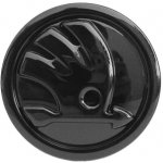 Znak ŠKODA 100mm černá lesklá | Zboží Auto