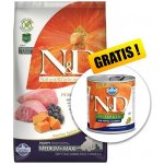 N&D Pumpkin Puppy Medium & Maxi Grain Free Lamb & Blueberry 12 kg – Zboží Mobilmania