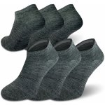 Northman Summer Merino 3-pack tmavě šedé – Zboží Mobilmania