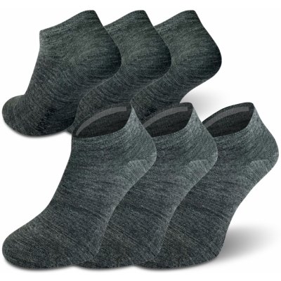 Northman Summer Merino 3-pack tmavě šedé – Zboží Mobilmania