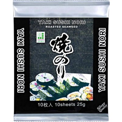 JHFOODS Yaki Sushi Nori Silver pražené mořské řasy 25 g – Zboží Mobilmania