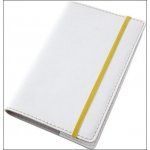 Moleskine Kožený obal na diář M 18 x 12 cm Bílá deluxe – Zboží Dáma