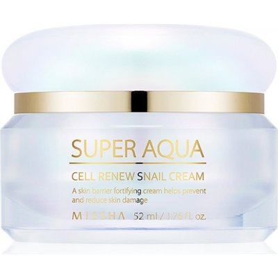 Missha Super Aqua Cell Renew Snail Cream 52 ml – Zboží Mobilmania