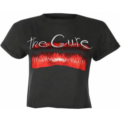 Tričko metal AMPLIFIED Cure LIPS šedá – Sleviste.cz