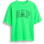 GAP Dětské oversize tričko Heavyweight Athletic Logo Zelená – Sleviste.cz