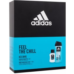 Adidas Ice Dive Men sprchový gel 250 ml + EDT 50 ml dárková sada