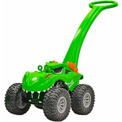 Bublifuk Auto dinosaurus monster truck s bublifukovačem na baterie s náplní zelené