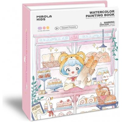 Jar Melo Kreativní kniha Malování vodovými barvami Dessert Princess – Hledejceny.cz