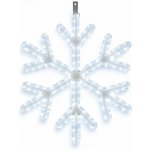 DECOLED LED světelná vločka VII, závěsná 3D tisk, pr. 60 cm, FLASH, ledově bílá, IP67 – Hledejceny.cz