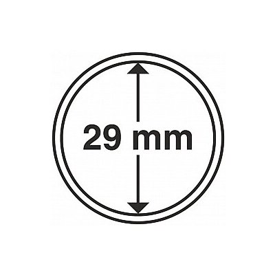 Leuchtturm Kruhové kapsle na mince 14–50 mm 10 ks Vnitřní průměr: 29 mm – Zboží Dáma