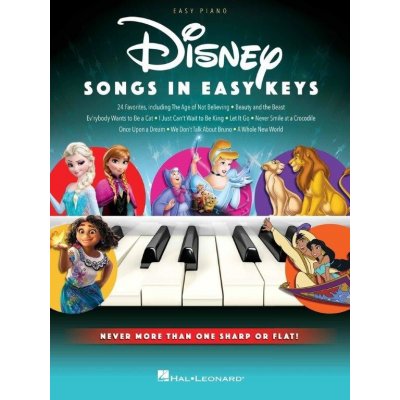 Disney Songs in Easy Keys noty na snadný klavír – Zboží Dáma